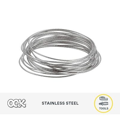 Ook Stainless Steel Hanging Wire, Silver, 50114