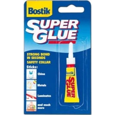 Bostik Bostik Superglue Tube 3g Car Maintenance Adhesives BOSTIK ADHESIVE GLUE 3GM SUPER 80607