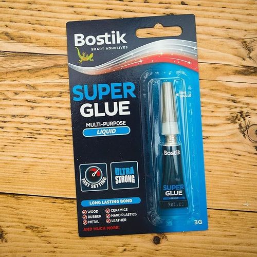 Bostik Bostik Superglue Tube 3g Car Maintenance Adhesives BOSTIK ADHESIVE GLUE 3GM SUPER 80607