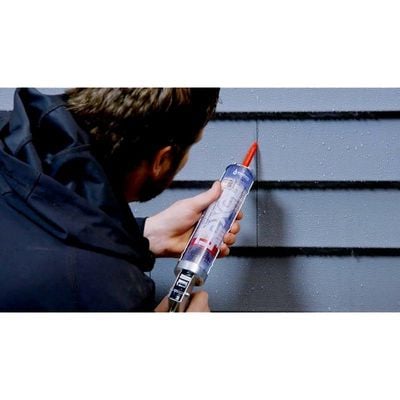 Sashco 13010 Sealants Clear Lexel Adhesive Caulk, 10.5oz