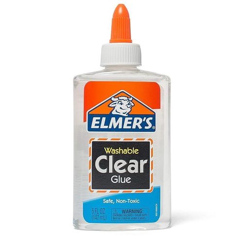 Elmer'S E305 School Glue Washble Clear, 5 Oz, Clear