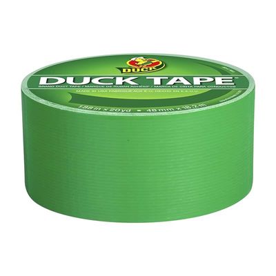 Duck Brand 1304968 Color Duct Tape, Single Roll, Green