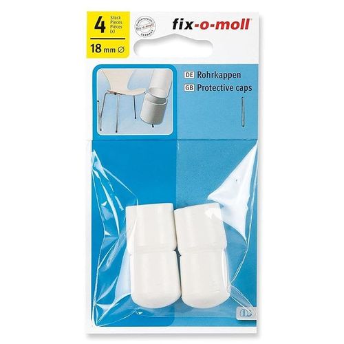 Fix-O-Moll Protective Caps, 18 mm Size, White