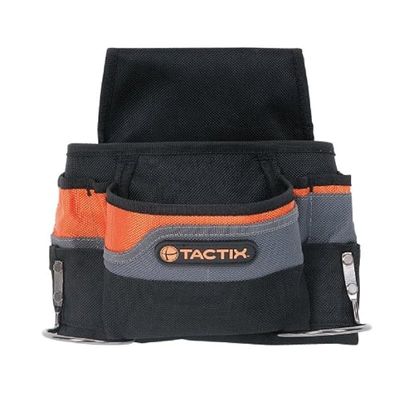 Tactix Ttx-323001 8 Pocket Tool Belt Pouch, Multi-Colour, Ttx-323001