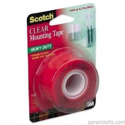 3M Scotch Heavy Duty Mounting Tape, Clear