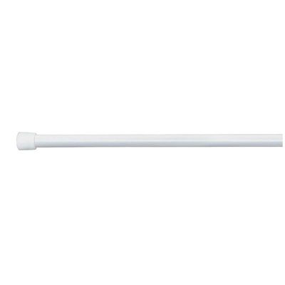 Interdesign 78572 Shower Curtain Tension Rod, White Cameo