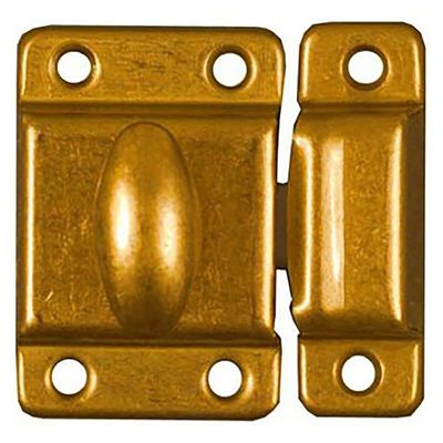 National Hardware Dull Brass Cup Board Turn Handle