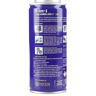 Mr Mckenic 9 in 1 Technology Oil Non Flammable Penetrating Lubricant
