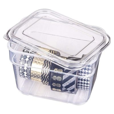 ArtBin 3 Pack of Small Bins with Lids Clear