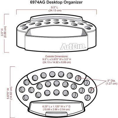 ArtBin Desktop Accessory Storage