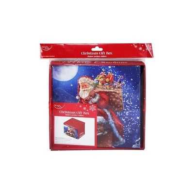 Eurowrap Square Flat Pack Boxes Santa X-31058-Bxc