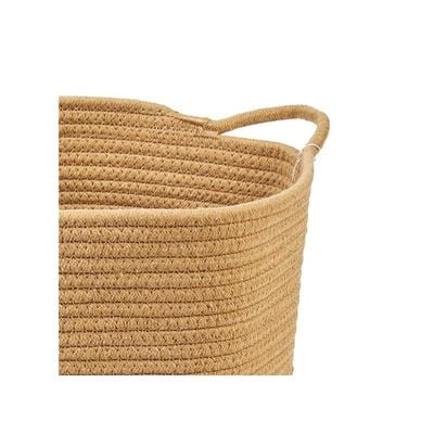 Homesmiths Cotton Rope Baske Upper Mouth Natural Dia30 X H30 Cm