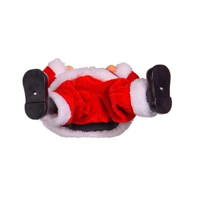 Kurt S Adler Christmas Battery-Operated Animated Musical Upside Down Santa