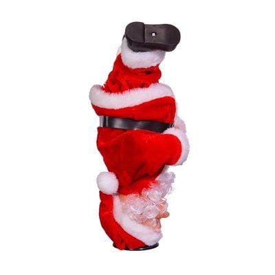 Kurt S Adler Christmas Battery-Operated Animated Musical Upside Down Santa