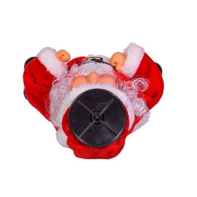 Kurt S Adler Christmas Battery-Operated Animated Musical Upside Down Santa