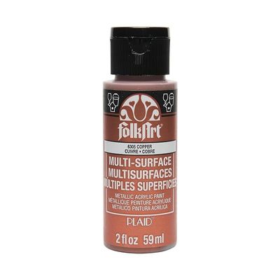 Folkart Metallics 2oz Acrylic Paint Metallic Copper