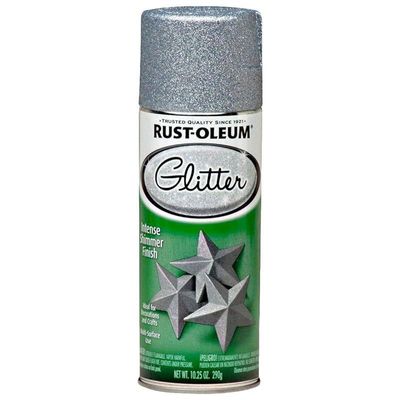 Glitter spray paint