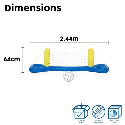 8' x 25"/2.44m 64cm Volleyball Set