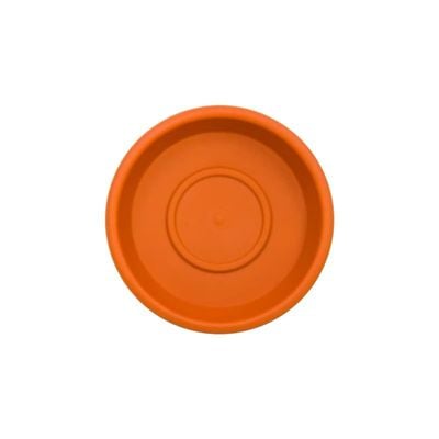 Cosmoplast Round Flower Pot Tray, 6 Inch Size, Terracotta