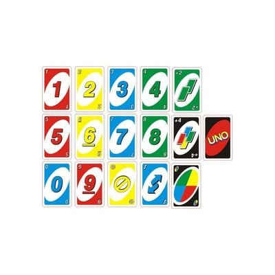 Uno Family Fun Card Game 8.8 x 5.6centimeter