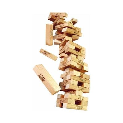 54-Piece Classic Jenga Stacking Block Set 9.84 x 3.94 x 5.91 inchesinch