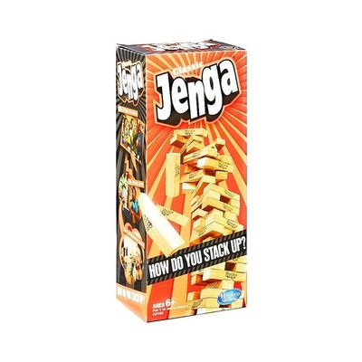 54-Piece Classic Jenga Stacking Block Set 9.84 x 3.94 x 5.91 inchesinch