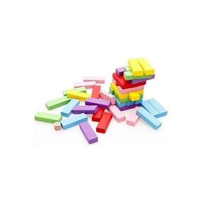 48-Piece Wooden Stacking Blocks 10.9inch