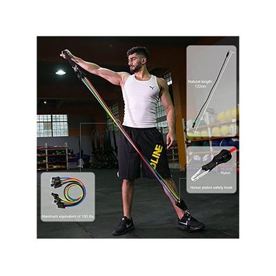 Resistance Bands Set With Handles 2 x 11 x 8inch