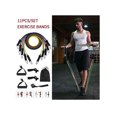 16-Piece Exercise Resistance Band Set