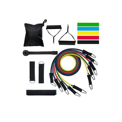 16-Piece Exercise Resistance Band Set