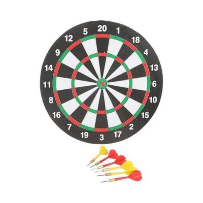 Life Play 4S19315 Darts With Dart Board  6 Pieces 37cm