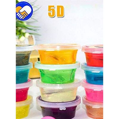 12-Piece 5D DIY Modeling Air Dry Magic Clay