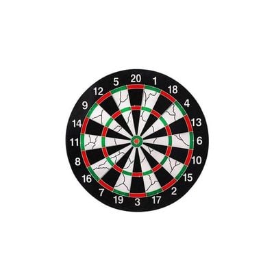 7-Piece Double Faced Dart Board And 6 Needle Set OzW-Dart17Folding 17inch