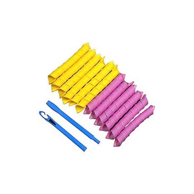 Magic Leverage Curlers Pink/Yellow/Blue 55cm