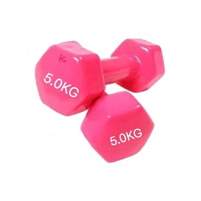 2-Piece Weight Lifting Training Dumbbell Set 2 x 5kg 2-Piece Weight Lifting Training Dumbbell Set 2 x 5kg