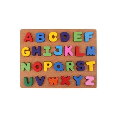 Wooden Puzzle Alphabet Letters Toy