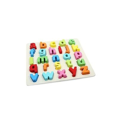 Lower Case Alphabet Letters Wooden Puzzle Set