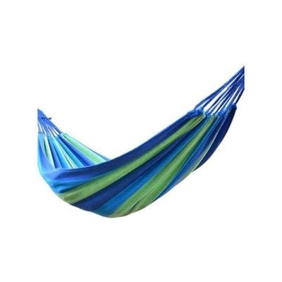 Striped Hammock Blue/Green 280x80cm