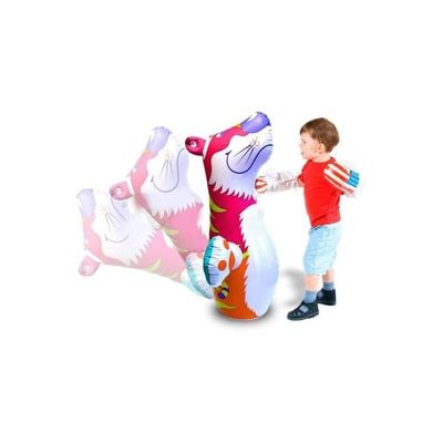 Inflatable Tiger Bop Bag Toy 98x44cm