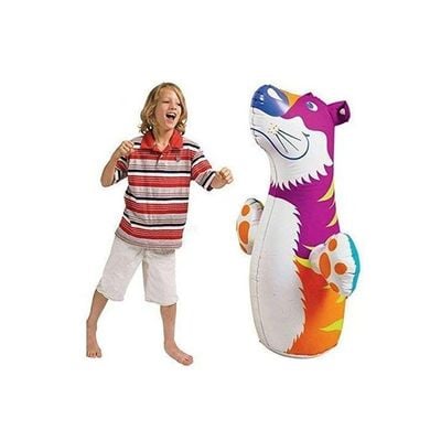 Inflatable Tiger Bop Bag Toy 98x44cm