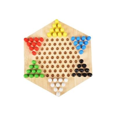 Wooden Chinese Checkers Board Game