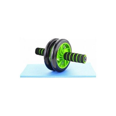 Smooth Waist Wheel Abdominal Exercise,Ab Wheel Roller With Knee Mat Fitness Exercise Abdonimal Abs Wheels