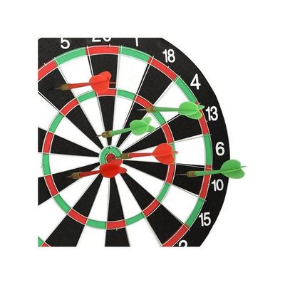 Dart Board Game With 6 Darts & Instruction Manual 15inch
