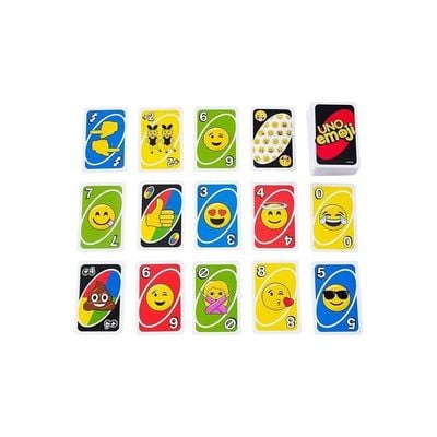 UNO Card Game Emoji Theme 11.6 x 9 x 1.9cm
