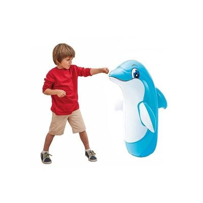3D Dolphin Inflatable Bop Bag 97x61cm