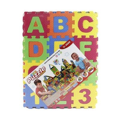 36-Piece Alphabet and Numeral Puzzle Foam Mat