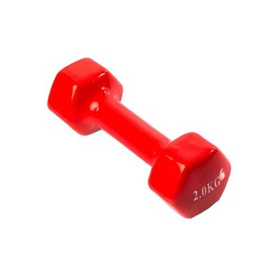 Vinyl Coated Fixed Weight Dumbbell 1x2kg
