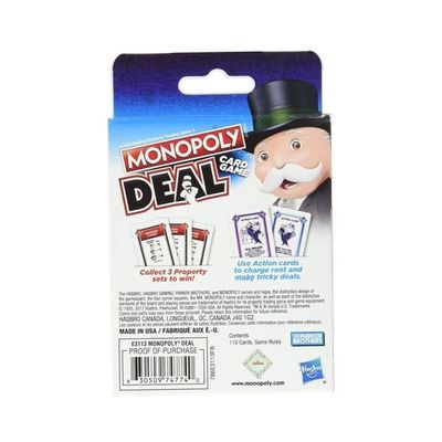Monopoly Deal Card Game T3388