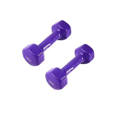 Hexagonal Dumbbell Set 2 x 1kg