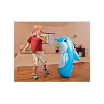 3D Dolphin Inflatable Bop Bag 97 x 61cm